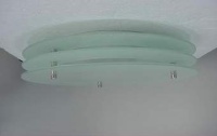 Round Frosted Glass Ceiling Mount